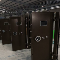 Portes de coffre-fort bancaire avec plusieurs mécanismes antivol pour résister au perçage, au sciage et à l'entrée forcée