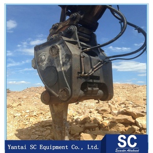 Brise-roche hydraulique haute fréquence pour excavatrice, machine de forage de roche minière, équipement de démolition de béton, vibro-déchiqueteur - Product Image 6