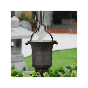 Chaîne <span class=keywords><strong>de</strong></span> pluie en cuivre <span class=keywords><strong>de</strong></span> style japonais personnalisée OEM, ornement <span class=keywords><strong>de</strong></span> jardin pour système <span class=keywords><strong>de</strong></span> <span class=keywords><strong>gouttière</strong></span> - Product Image 5