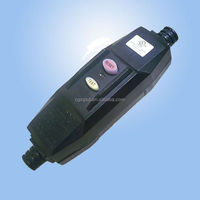 Rallonge certifiée portable avec protection contre les surtensions, étanche, extrémité lumineuse, 125V 15A pour appareils électroménagers