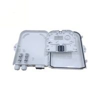 Caja de Distribución de Fibra Óptica FTTH 1x8, Caja de Distribución de Fibra Óptica 1:8, Divisor Óptico PLC, Caja de Distribución de Fibra de 8 Núcleos