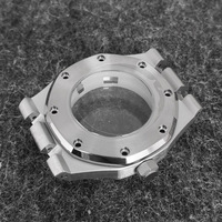 Uhrenzubehör-Modell für 41mm achteckiges Edelstahlgehäuse und Armband für NH35/NH36/4R36 Uhrwerke