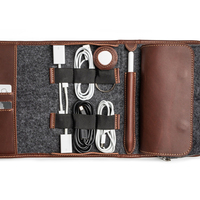 Nouvelle Pochette Organisateur de Composants Électroniques en Feutre Non Tissé, Faite à la Main, Durable, Réutilisable, avec Fermeture à Boucle, Personnalisable, Sac USB – Collection Luxe 2025