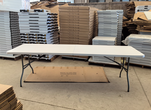 Tables pliantes rectangulaires en plastique de 180 cm (72 pouces) pour événements extérieurs et fêtes, vente en gros - Product Image 5