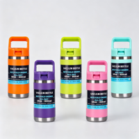 Gobelet isotherme OEM en gros de 350 ml à double paroi avec anneau de levage, étanche, en acier 304 sans BPA pour le sport
