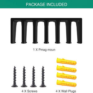 Portacargadores de Pared de Alta Seguridad, Resistente, de ABS Sólido, 6X Estándar, Universal, para Almacenamiento de Cargadores Familiares - Product Image 2