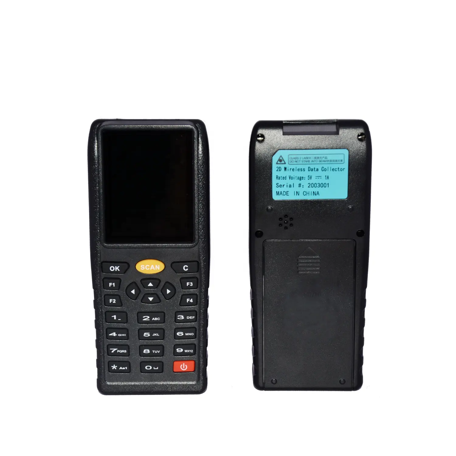 Di động cầm tay PDA Máy quét laser mã vạch 433Mhz dữ liệu không dây Collector HS-E7