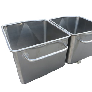 Contenedor <span class=keywords><strong>de</strong></span> <span class=keywords><strong>Carne</strong></span> <span class=keywords><strong>de</strong></span> Acero Inoxidable <span class=keywords><strong>de</strong></span> 200L con Carro Industrial Multifuncional <span class=keywords><strong>para</strong></span> Transporte <span class=keywords><strong>de</strong></span> Alimentos y Equipos <span class=keywords><strong>de</strong></span> Sacrificio - Product Image 3