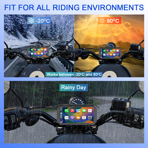 6,25 Zoll IP67 Wasserdichter Motorrad-<span class=keywords><strong>GPS</strong></span>-Navigator mit kabellosem CarPlay und Android Auto Touchscreen-Display Modell CS92A - Product Image 4