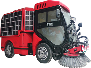 Customized Tide TW805E Diesel Two Seat Road <b>Sweeper</b> Outdoor Cleaning Machine with Engine Motor & Pump - Product Image 4