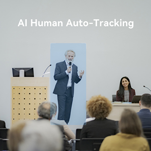 Caméra vidéo PTZ TONGVEO <span class=keywords><strong>nouvelle</strong></span> génération avec plusieurs connexions et suivi IA pour les réunions de diffusion professionnelles - Product Image 6