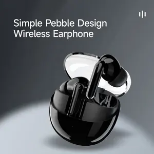 Hottriple C6 Fashion Design trasparente In-Ear senza fili auricolare senza mani vero auricolari Stereo senza fili con scatola di ricarica 250mAh