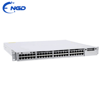 Switch de Red Usado Serie 9300, Switch de Acceso Ethernet PoE de 48 Puertos Gigabit con Uplink de Alta Velocidad C9300-48P-E
