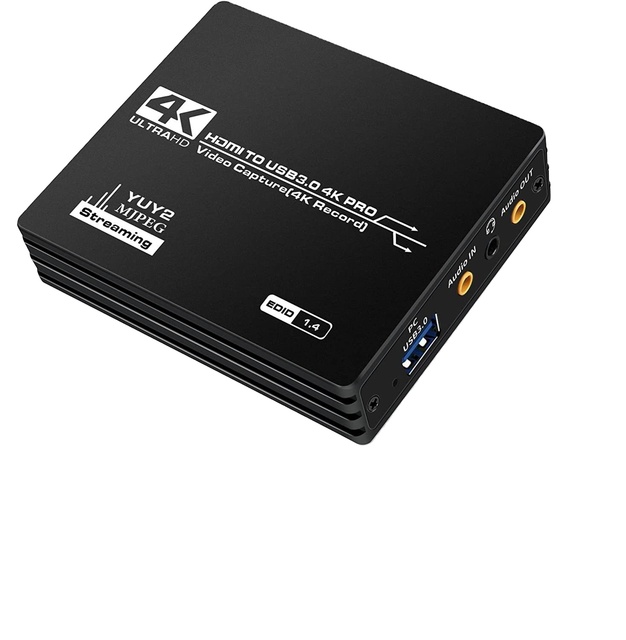 4K capture card video high-definition capture card with audio input supporting YUY2 MJPEG capture format