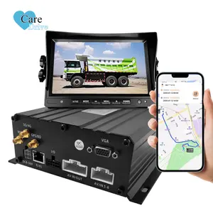 Caredrive Ai Mdvr H.265 Ahd 1080P Hdd Sd Card Mobile Dvr With Advanced Driving Assistance System And Driver Monitor System