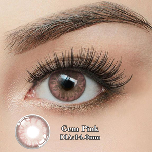 Haipurecon Lentilles de contact cosmétiques roses Big Eye Lentilles de contact en silicone hydrogel <span class=keywords><strong>Bella</strong></span> Matériau souple Hema - Product Image 1