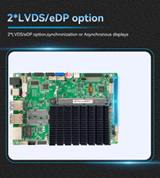 Placa base con procesador J4125 DDR4 8GB HD LVDS EDP USB3.0 LAN 2 RS232 COM Linux Win10 placa principal Mini Itx integrada
