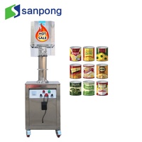 Machine de scellage de canettes semi-automatique Snake Can pour canettes en aluminium/PET/papier, scelleuse de bouteilles pour l'emballage alimentaire