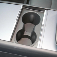 Boîte d'insertion en silicone pour porte-gobelets de console centrale pour Tesla 2026 Juniper Model Y Standard