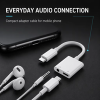 Foston — adaptateur audio 2 en 1 pour casque, câble de type c à prise jack 3.5mm, aux, pour téléphone portable, vente en gros