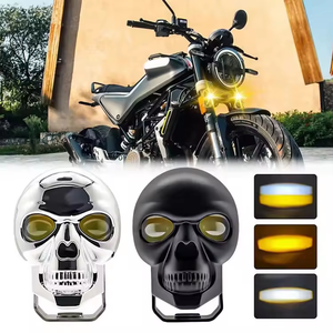 Fari LED Ausiliari per Moto, Luci Antinebbia a Forma di Teschio, Faretto per Fuoristrada, <span class=keywords><strong>Camion</strong></span>, ATV, UTV - Product Image 5