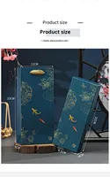 Boîte d'emballage de bijoux de haute qualité, personnalisable, de style tiroir, avec gaufrage UV, style chinois, pour l'affichage de perles bouddhistes, en papier/carton