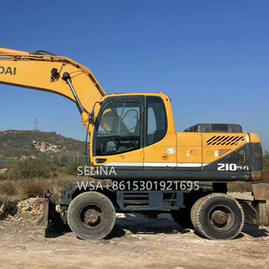 รถขุดไฮดรอลิกมือสอง ยี่ห้อฮุนได รุ่น 140W 210w 210-9w แบบมีล้อ รุ่น R225 R335 พร้อมอะไหล่ ขายด่วนในเซี่ยงไฮ้ - Product Image 3