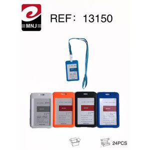 <b>ID</b> Card <b>Holder</b> With Lanyard 24Pcs Assorted Colors Badge Case For Office Use - Product Image 3