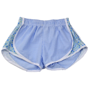 Preorder fiori con stampa floreale pantaloncini sportivi per bambine pantaloncini di moda per la sorella abbinamenti per bambini - Product Image 3