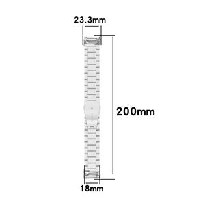 <span class=keywords><strong>Bracelet</strong></span> <span class=keywords><strong>de</strong></span> montre <span class=keywords><strong>de</strong></span> <span class=keywords><strong>luxe</strong></span> en acier inoxydable pour <span class=keywords><strong>Fitbit</strong></span> Charge 5/6 Smartwatch Band - Product Image 4