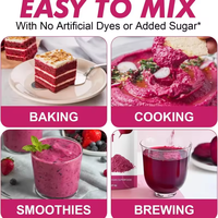 Poudre de Betterave Non-OGM OEM, Mélange Superalimentaire, Vente en Gros, Boisson Quotidienne Polyvalente, Cuisson, Bien-être, Complément Alimentaire Énergisant pour Adultes