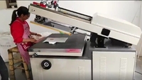 Máquina de impresión de pantalla de seda, microordenador semiautomático 6090, con CE