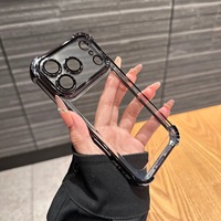 Coque pour iPhone 18 Pro Max motif animal, protection antichute à quatre coins, électroplaquée, protection intégrale de l'objectif ; Options de personnalisation en gros