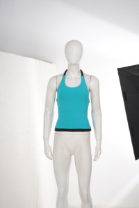 Top Halter con Bloques de Color y Cuello en U para Mujer, con Tirantes Trenzados, Sin Mangas, Ajuste Delgado, Ropa de Playa Casual de Verano 2026 - Product Image 6