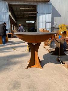 Corten-Parrilla de barbacoa de acero, mesa de barbacoa de metal - Product Image 6