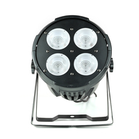 Luz de Escenario LED RGB 3 en 1 de 4x50W, 200W DMX512, Control de Píxeles 7/16CH, Iluminación DJ Par, 4100K Blanco Neutro, Aleación de Aluminio