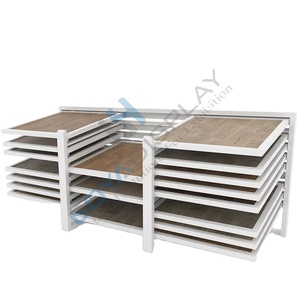 Tile/Stone Display Shelf Beauty Supplies Store Cosmetic Shops Pull-Push display stand Inclined display