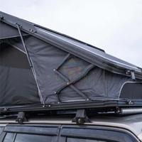 Tente de toit rigide en aluminium et coton pour voiture, 4x4, camping en plein air, prix de gros, pour 4 personnes