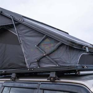 Tente de toit rigide en aluminium et coton pour voiture, 4x4, <span class=keywords><strong>camping</strong></span> en plein air, prix de gros, pour 4 personnes - Product Image 2