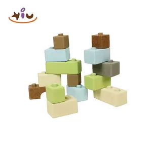 KIU Cork Toy Holzbau steine Spielzeug Bunte Kork blöcke für Kinder