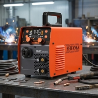 FEIFANKE MIG-145A Nouvelle machine à souder à l'arc à inverter 220V 0,8 mm pour fil plein, usage domestique, acier inoxydable, 3-en-1 multiprocessus portable