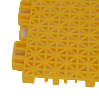 Dalles de sol sportives modulaires emboîtables, absorbant les chocs, résistantes aux UV, pour surfaces de terrains extérieurs