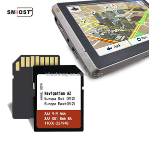 Carte mémoire SD pour logiciel de navigation <span class=keywords><strong>GPS</strong></span> Sat Nav CID pour <span class=keywords><strong>VW</strong></span> AZ V12 East Amarok Touran Europe, <span class=keywords><strong>mise</strong></span> à <span class=keywords><strong>jour</strong></span> de la navigation automobile SMIOST - Product Image 1