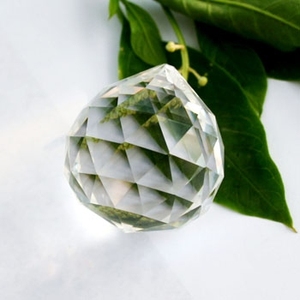 40mm K9 면 처리 된 프리즘 크리스탈 볼 무지개 펜던트 메이커 샹들리에 핑크 투명 보라색 노란색 녹색 골동품 블루 스타일 - Product Image 1