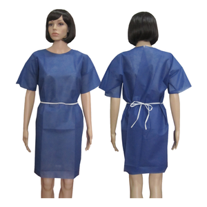 <span class=keywords><strong>Blouse</strong></span> <span class=keywords><strong>jetable</strong></span> pour patients hospitalisés - Product Image 4