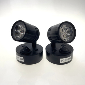 <span class=keywords><strong>12V</strong></span> LED <span class=keywords><strong>Spot</strong></span> Lampe de lecture RV Lecture Lampe LED Intérieur 3W Lumière chaude Chevet - Product Image 3