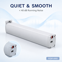 Moteur de rideau électrique intelligent KNX, kit de rail en aluminium, faible bruit, commande par application, pilotes de rideaux intelligents