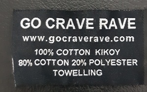 ป้ายผ้าทอเย็บติด ขอบตัดด้วยเลเซอร์ ซักได้ สำหรับเสื้อผ้า กระเป๋า และรองเท้า - Product Image 3