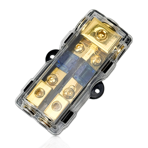 Porte-fusible ANL en ligne 4 canaux classe AB 12-36V AK-F03 100A pour amplificateur audio de voiture avec voyant LED - Product Image 1