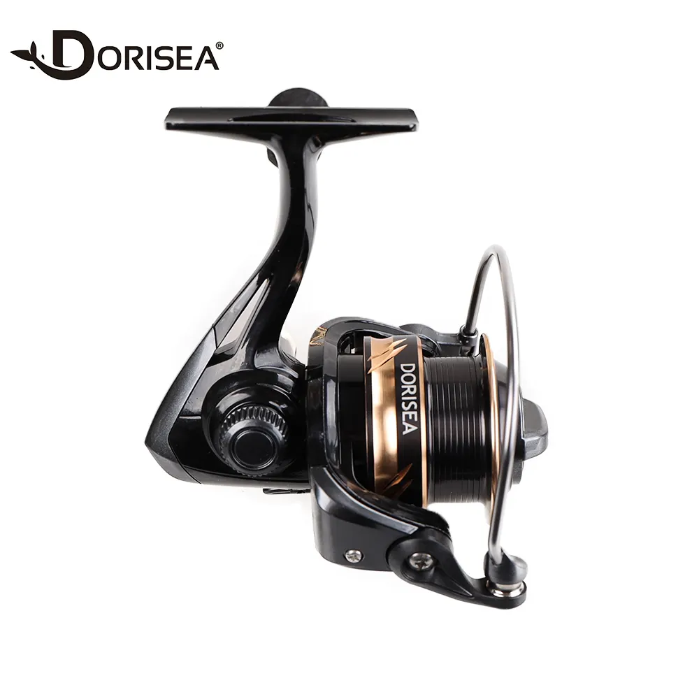 DORISEA Long Shot Spinning Reel Flache Cup-Rolle CNC-Rad Metallic-Rolle 8KG Max Drag 8BB 2000-5000 Spin-Stream-Af2000b-5000b